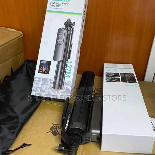.Touchdown Auto-Open Tripod T05 Tk 360° Rotating Pan Tilt Selfie Stick