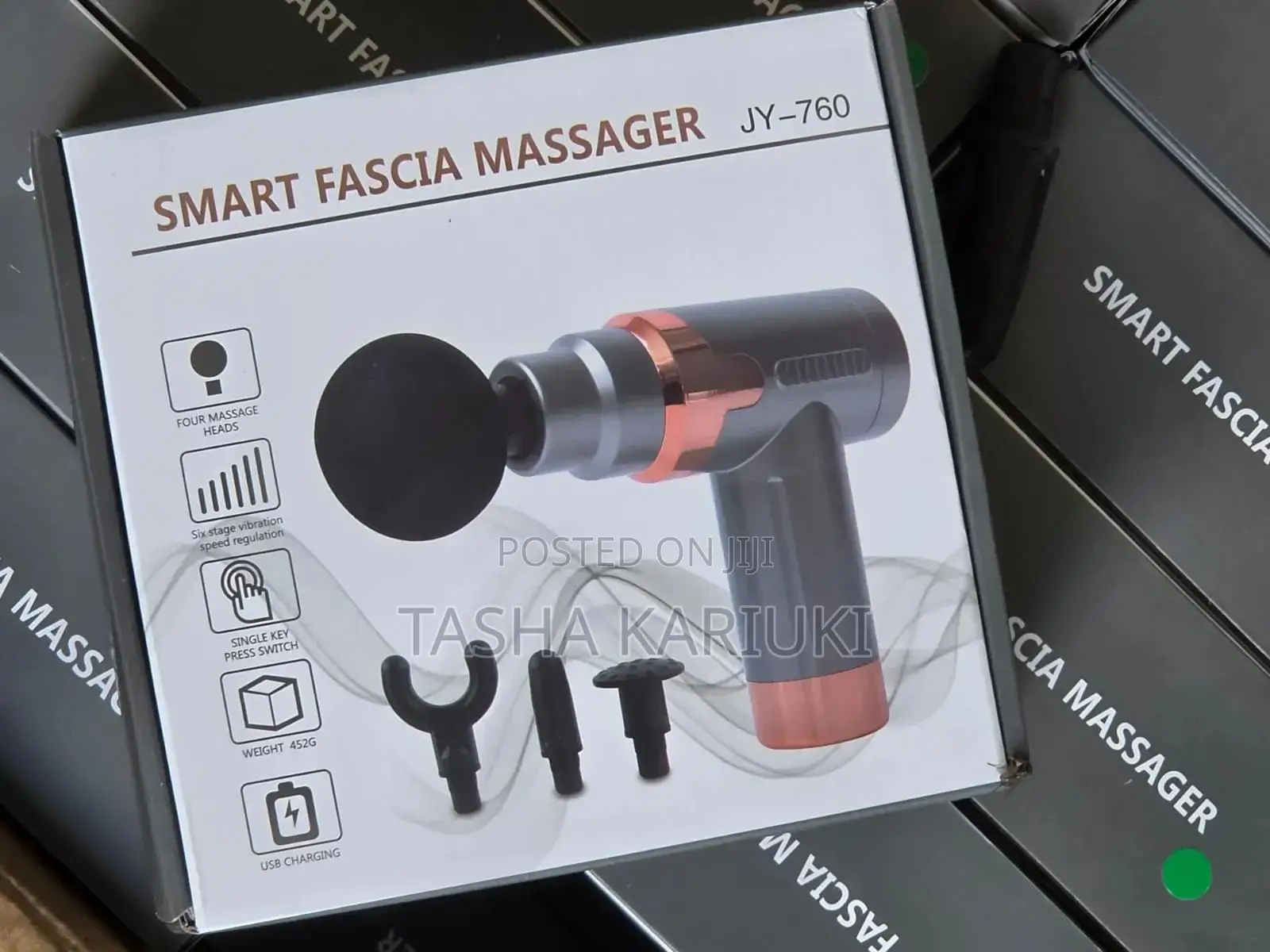 Massage Gun JY_760 NOW Available Colours : Green,Black, Gray, Red