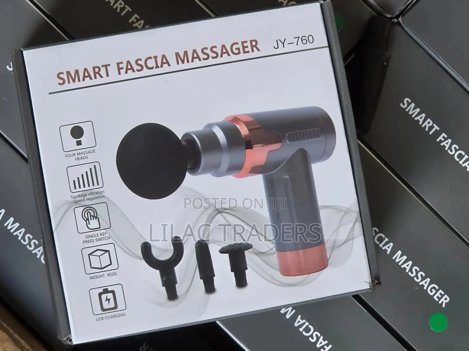 Massage Gun JY_760 NOW Available Colours : Green,Black, Gray, Red