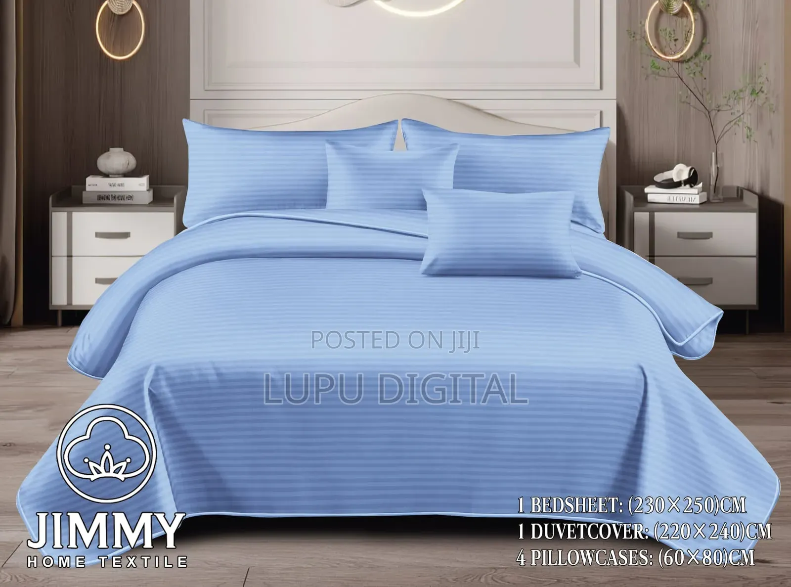 Jimmy 6pc Duvet Cover Set