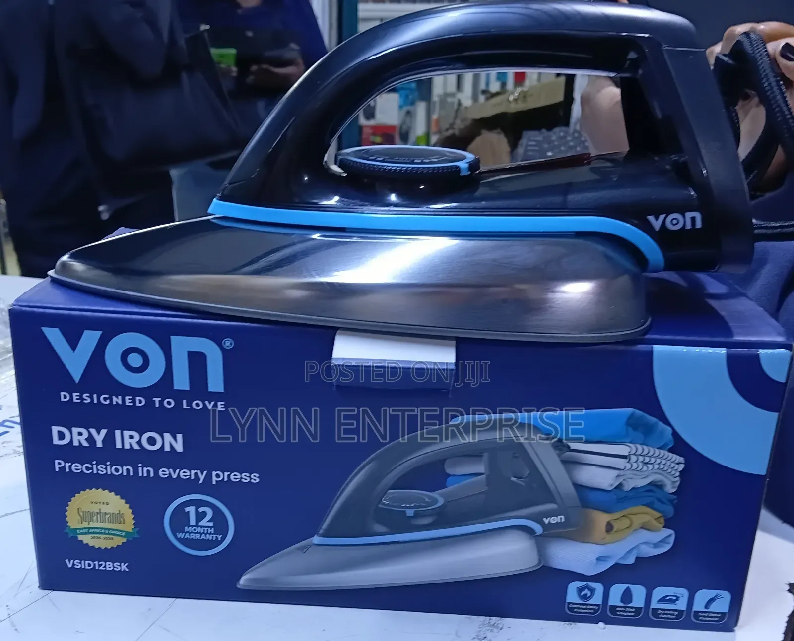 Von Dry Iron Box Non Stick