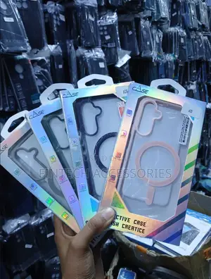 Magnetic Clear Case for Samsung Galaxy A15 – Multiple Colours