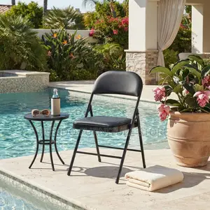 Office Chairs; Foldable Black Outdoor Home Chairs