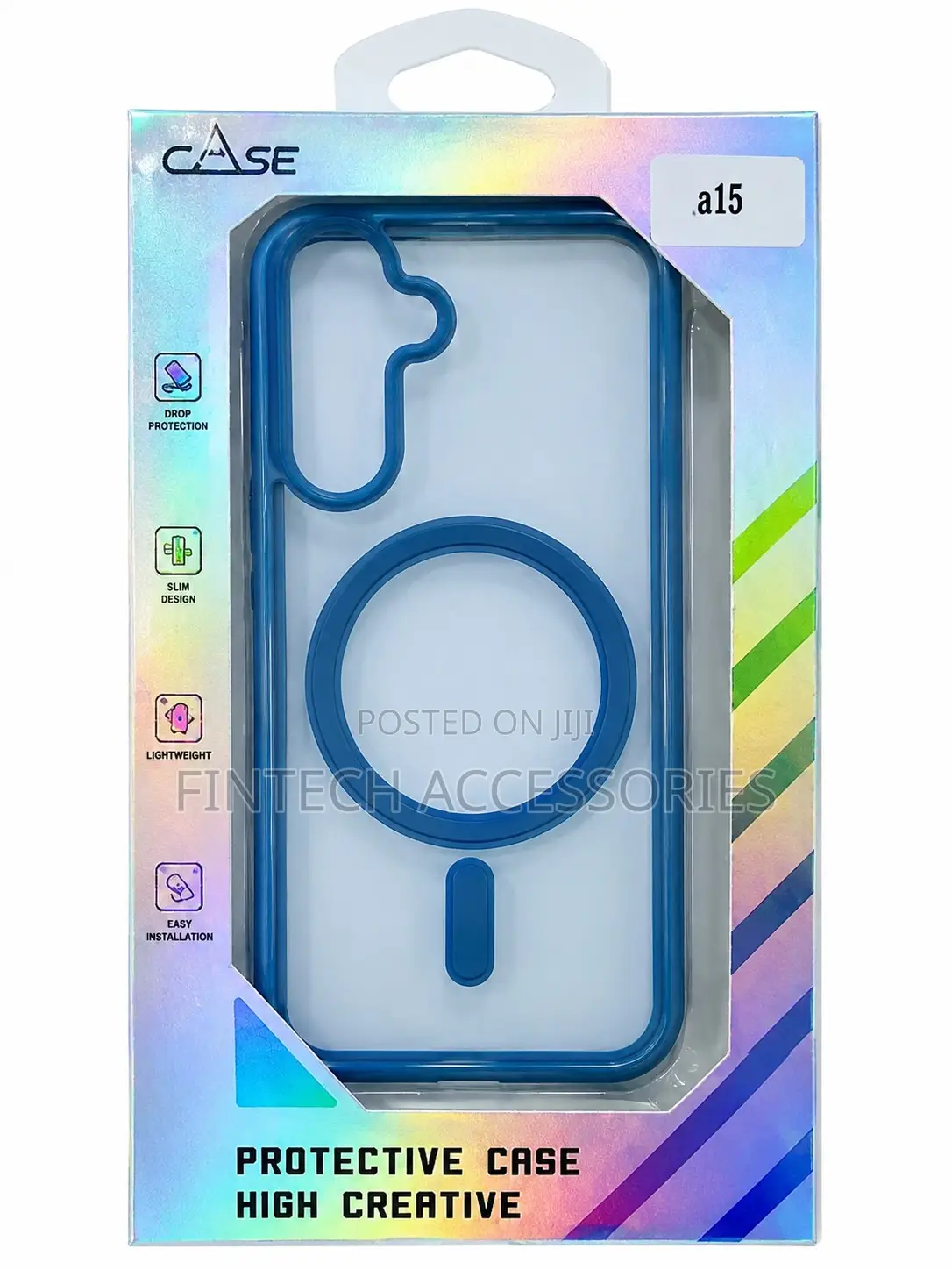 Magnetic Clear Case for Samsung Galaxy A15 – Multiple Colours