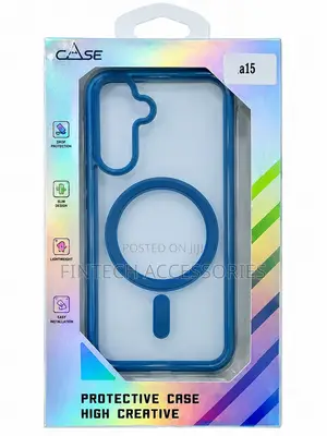 Magnetic Clear Case for Samsung Galaxy A15 – Multiple Colours