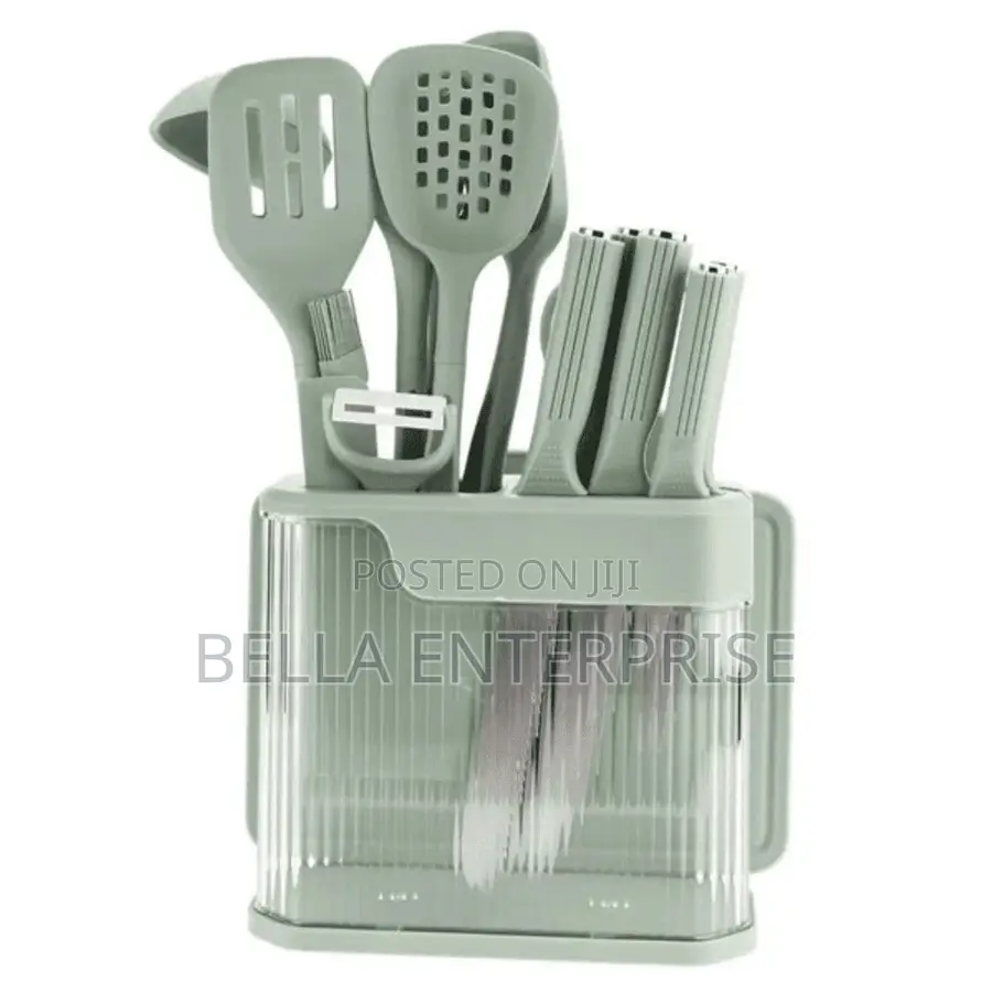 High Quality Silicone Cultery setAvailable Colours Green and Grey
