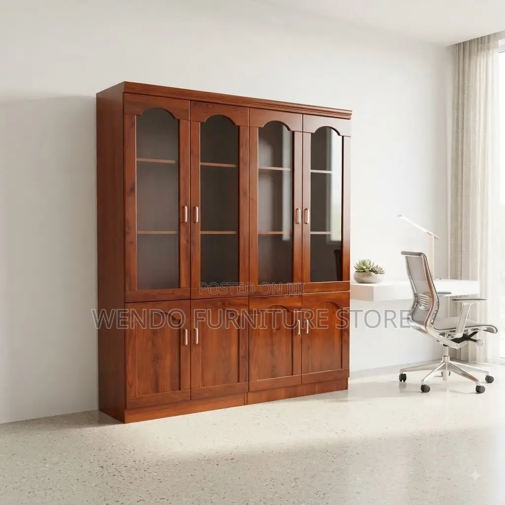 Office Cabinet; Brown Executive Storage Office Unit
