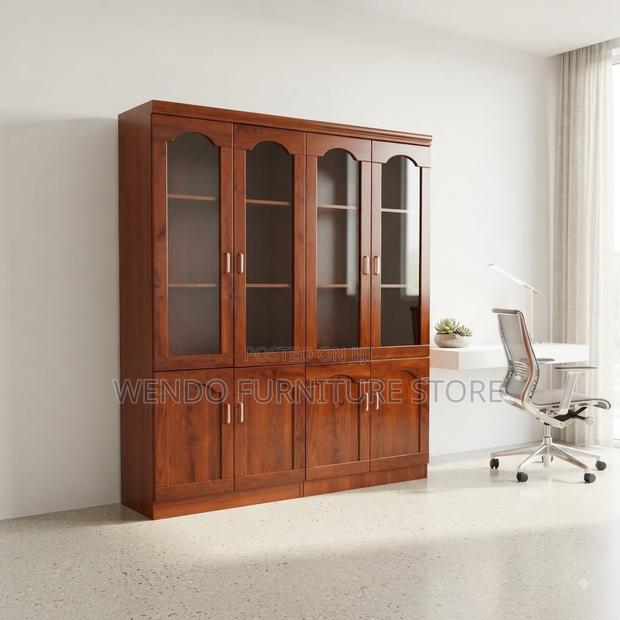 Office Cabinet; Brown Executive Storage Office Unit