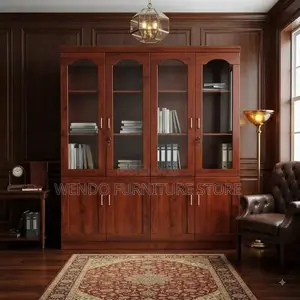 Office Cabinet; Brown Executive Storage Office Unit
