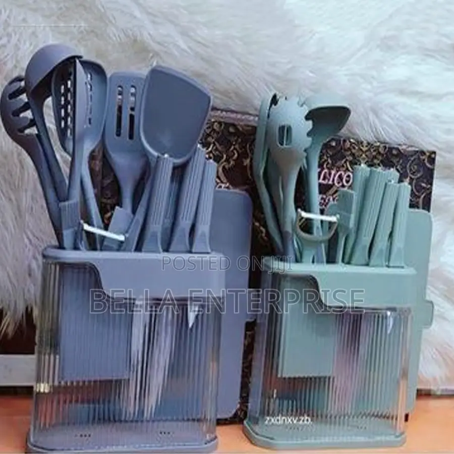 High Quality Silicone Cultery setAvailable Colours Green and Grey