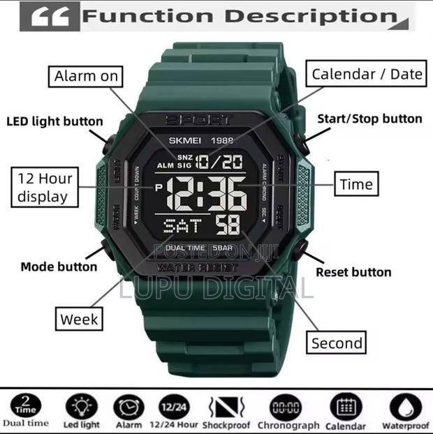 Skmei Sports Watch #1988 - thumbnail 4
