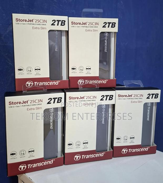 Transcend 2TB External Portable Hard Drive (25C3N) - main view