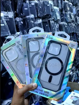 Magnetic Clear Case for iPhone 13/13 Pro–Magnetic Ring–Multiple Colors