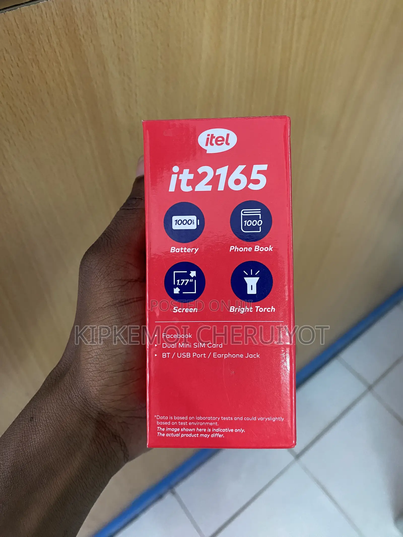 New Itel it2165 Black