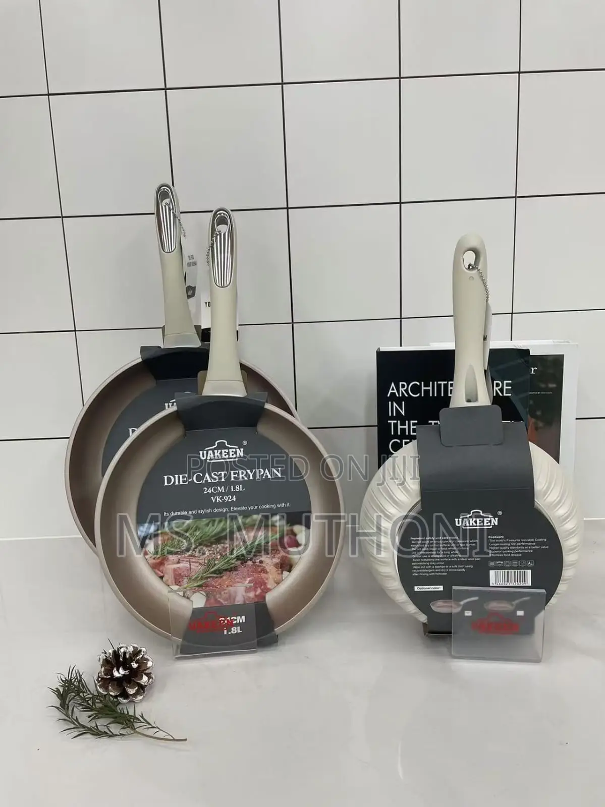 1 PC 28 Cm Die-Cast Aluminum* With Granite Non-Stick Coatin Frying Pan