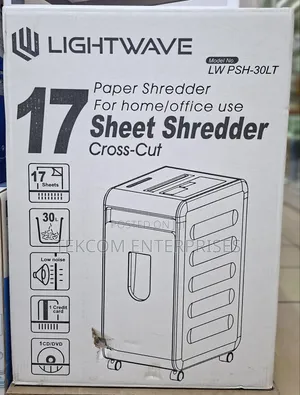 Lightwave 17 Sheets Paper Shredder 30 LTR