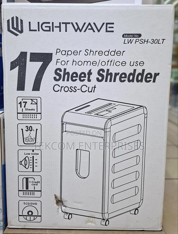 Lightwave 17 Sheets Paper Shredder 30 LTR