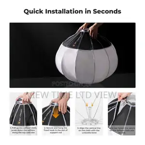 K F Concept 85cm Quick-Release Lantern Softbox – Bowens Mount