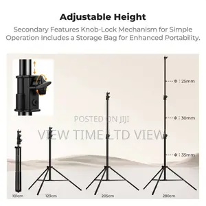 K F Concept 2.8m Air-Cushioned Heavy Duty Light Stand