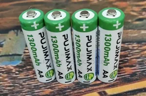 PUJIMAX AAA Rechargeable Batteries 1300mAh