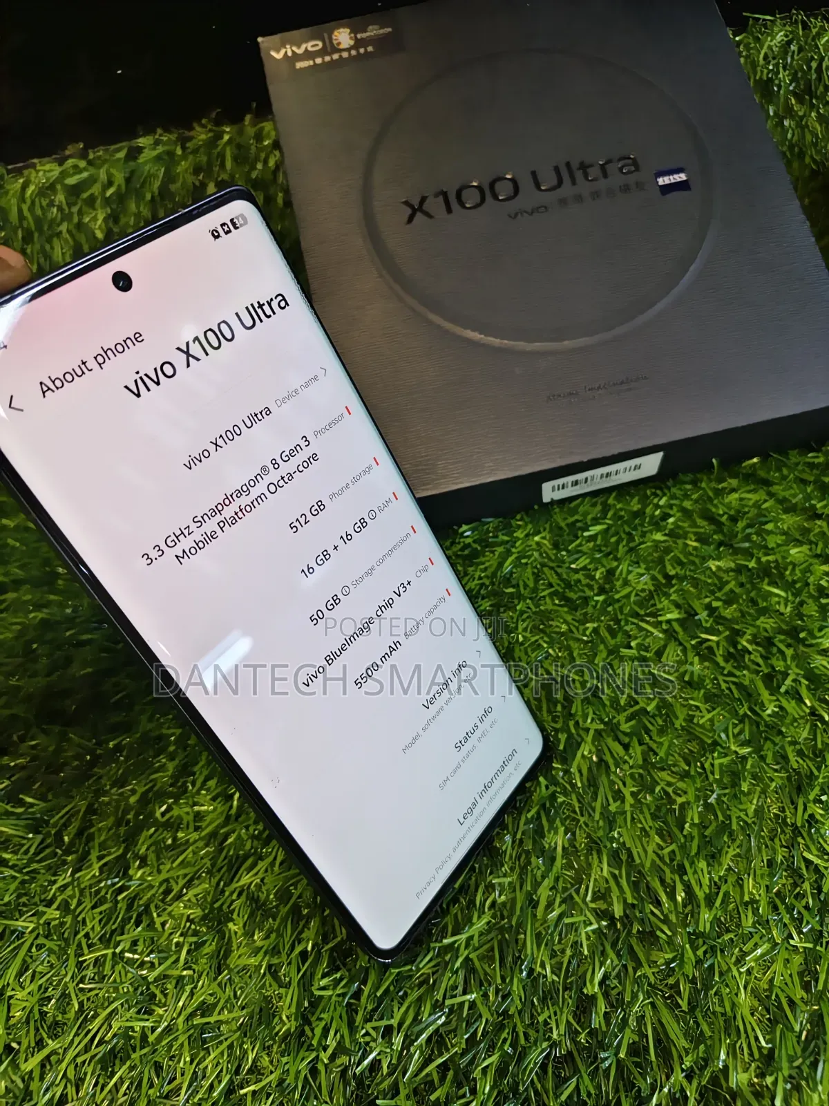New Vivo X100 Ultra 512 GB Gray