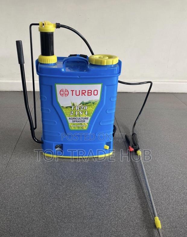 Turbo Manual and Rechargeable Battery Knapsack Sprayer 20L