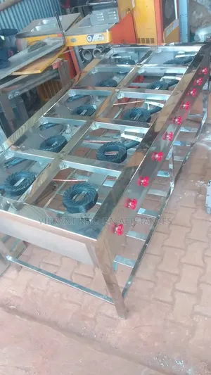 10 Burner Commercial Gas Cooker