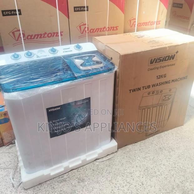 Vision Plus 12kgs Twin Tub Washing Machine - thumbnail 2