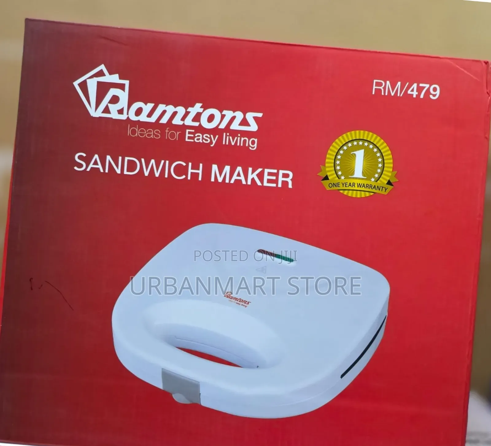 Ramtons RM/479 2 Slice Sandwich Maker