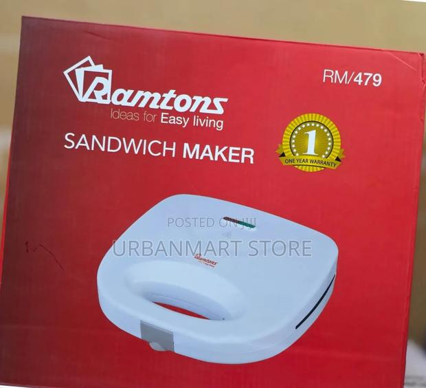 Ramtons RM/479 2 Slice Sandwich Maker - thumbnail 2