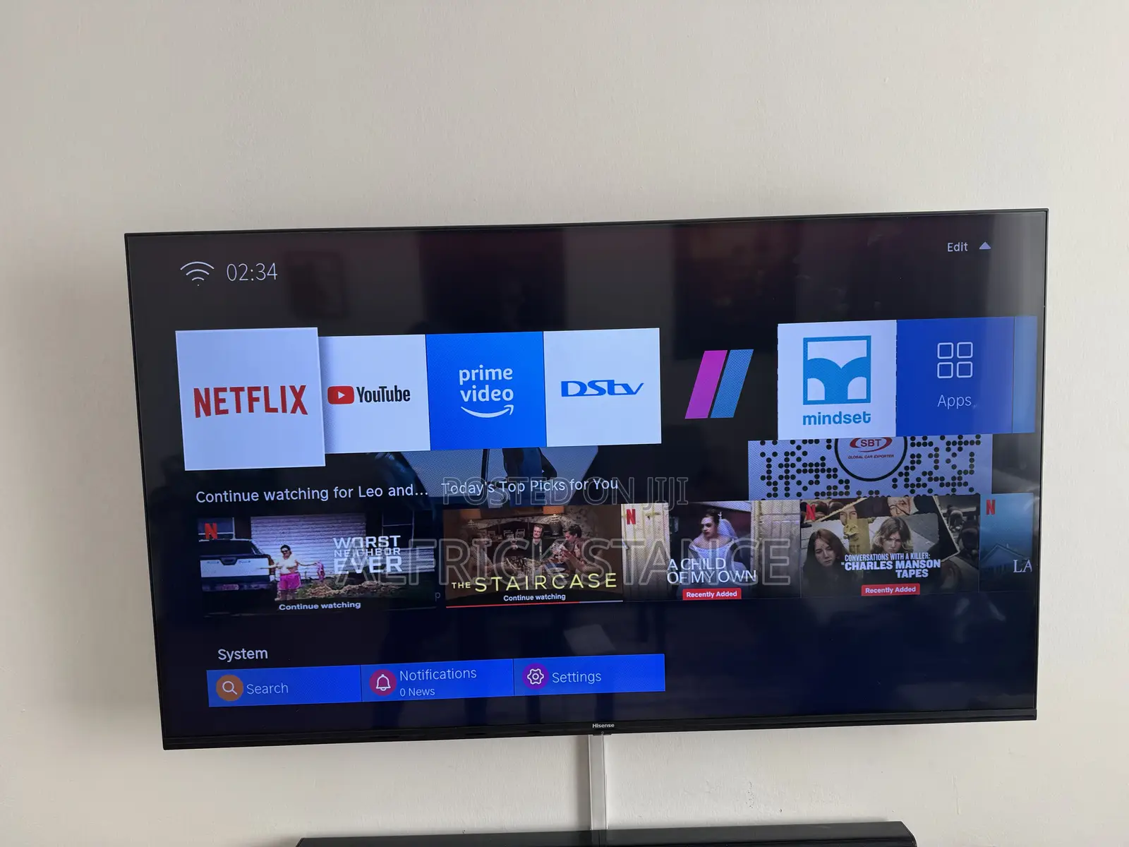 Hisense 50inch Smart TV