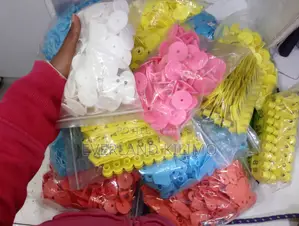 White Colored Plain/Numbered Goats Tags