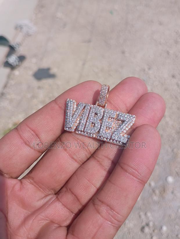Real VVS Diamond Rose Gold Pendant - main view