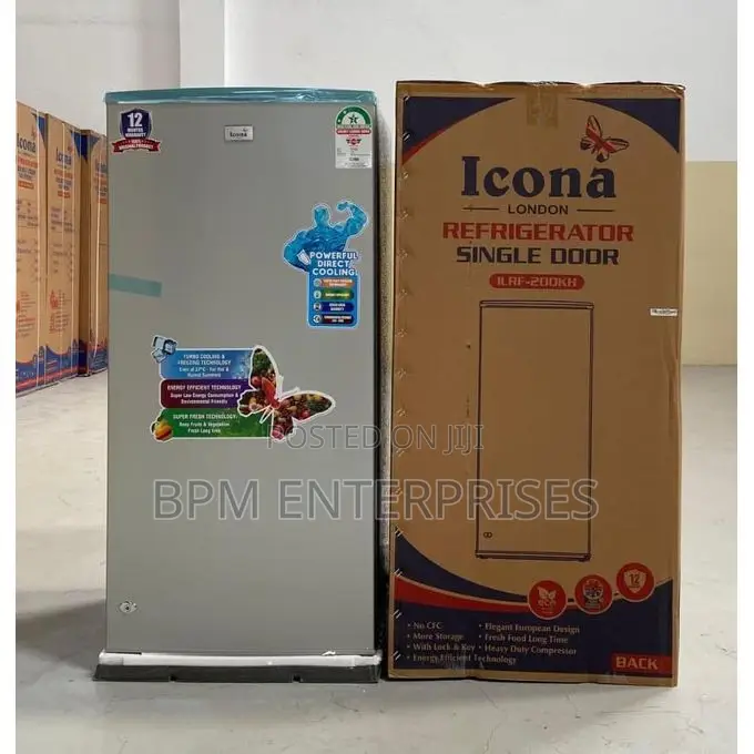 Icona London Single Door Refrigerator (Model ILRF-110KH)