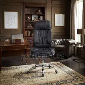 Office Chairs; Reclining Leather Desk Chair