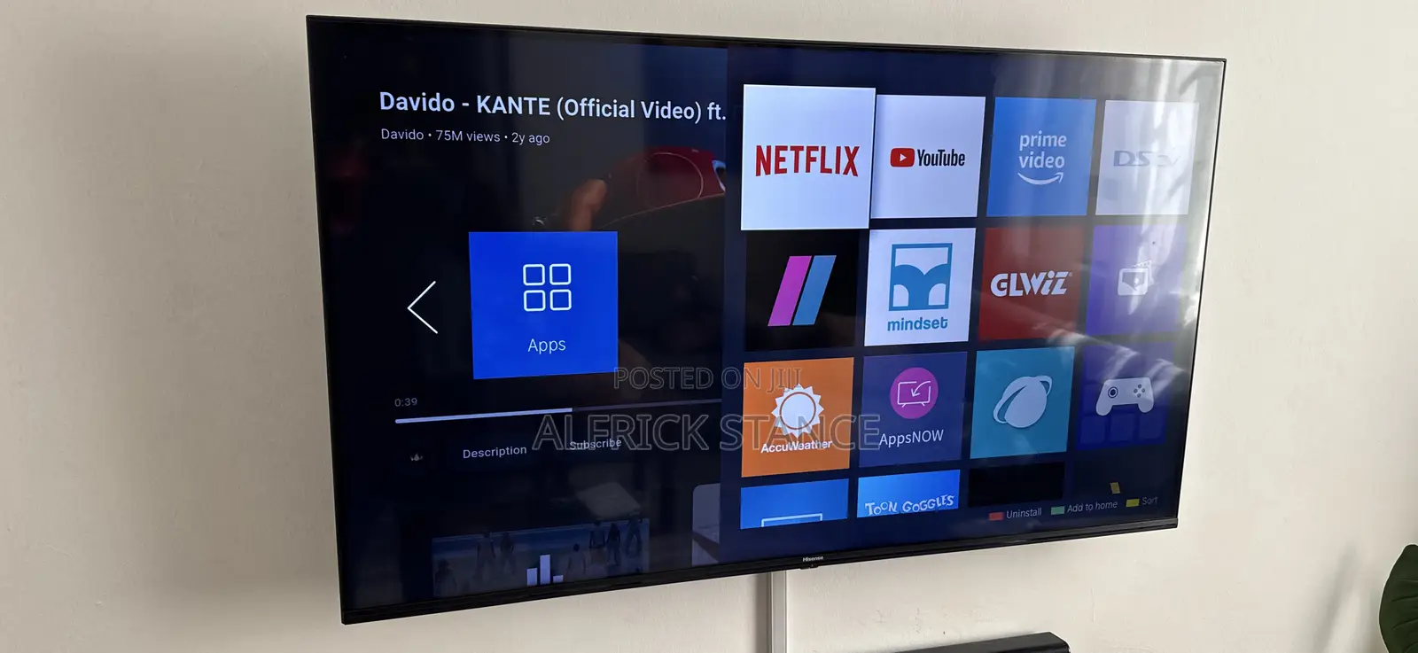 Hisense 50inch Smart TV