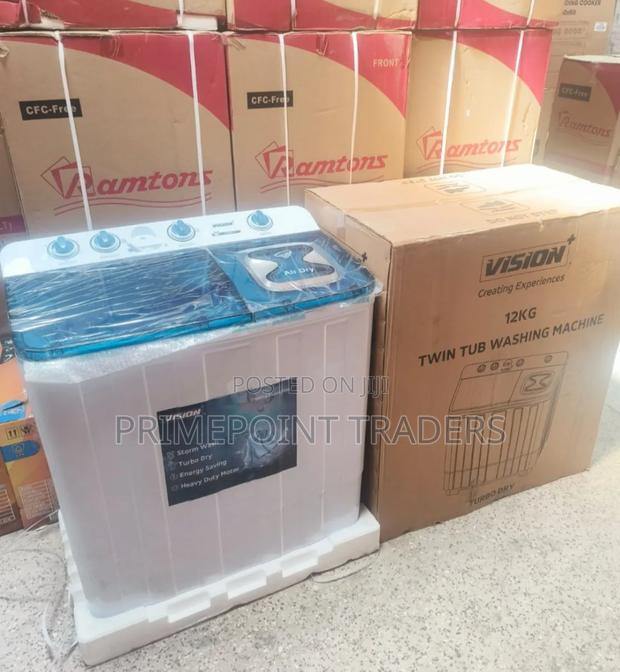 Vision Washing Machine 12KG Semi-Automatic Washer Spin Dryer