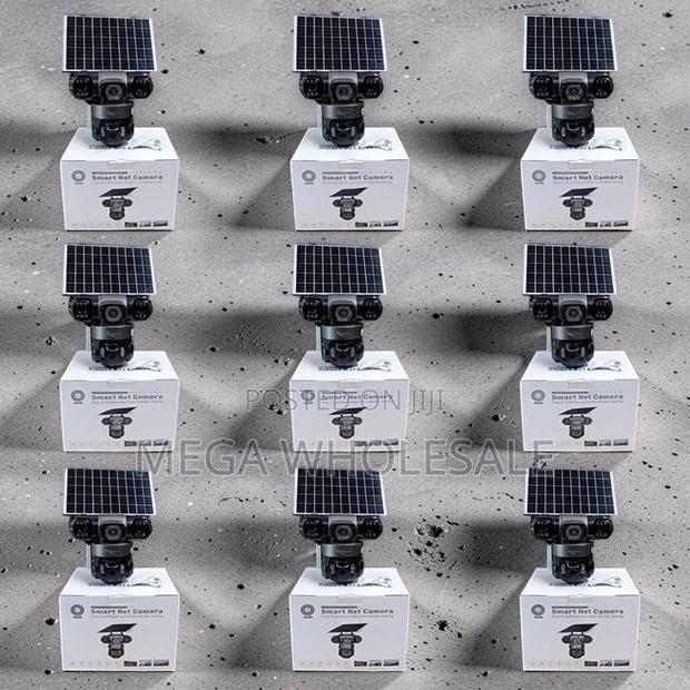 Security AI Tracking 20MP Ultra HD 4G PTZ Triple Lens Solar Camera