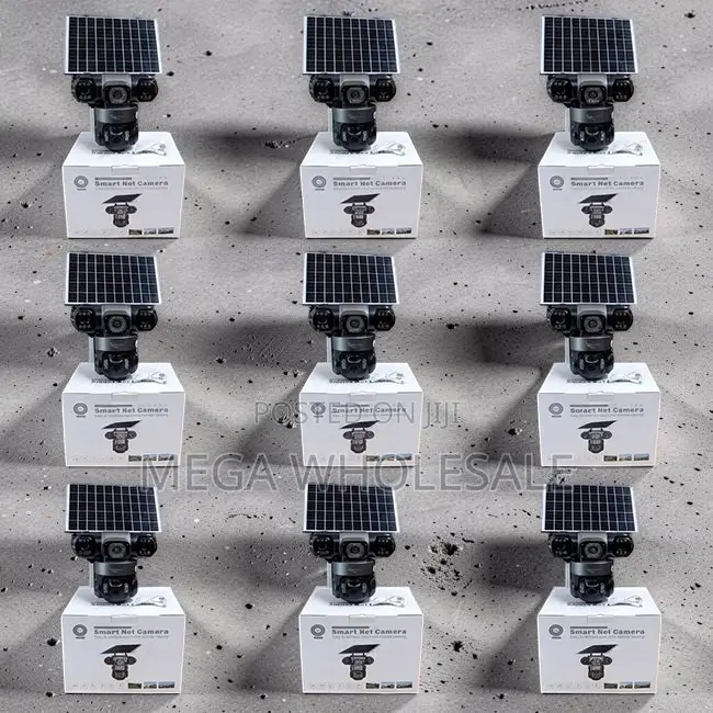 Security AI Tracking 20MP Ultra HD 4G PTZ Triple Lens Solar Camera