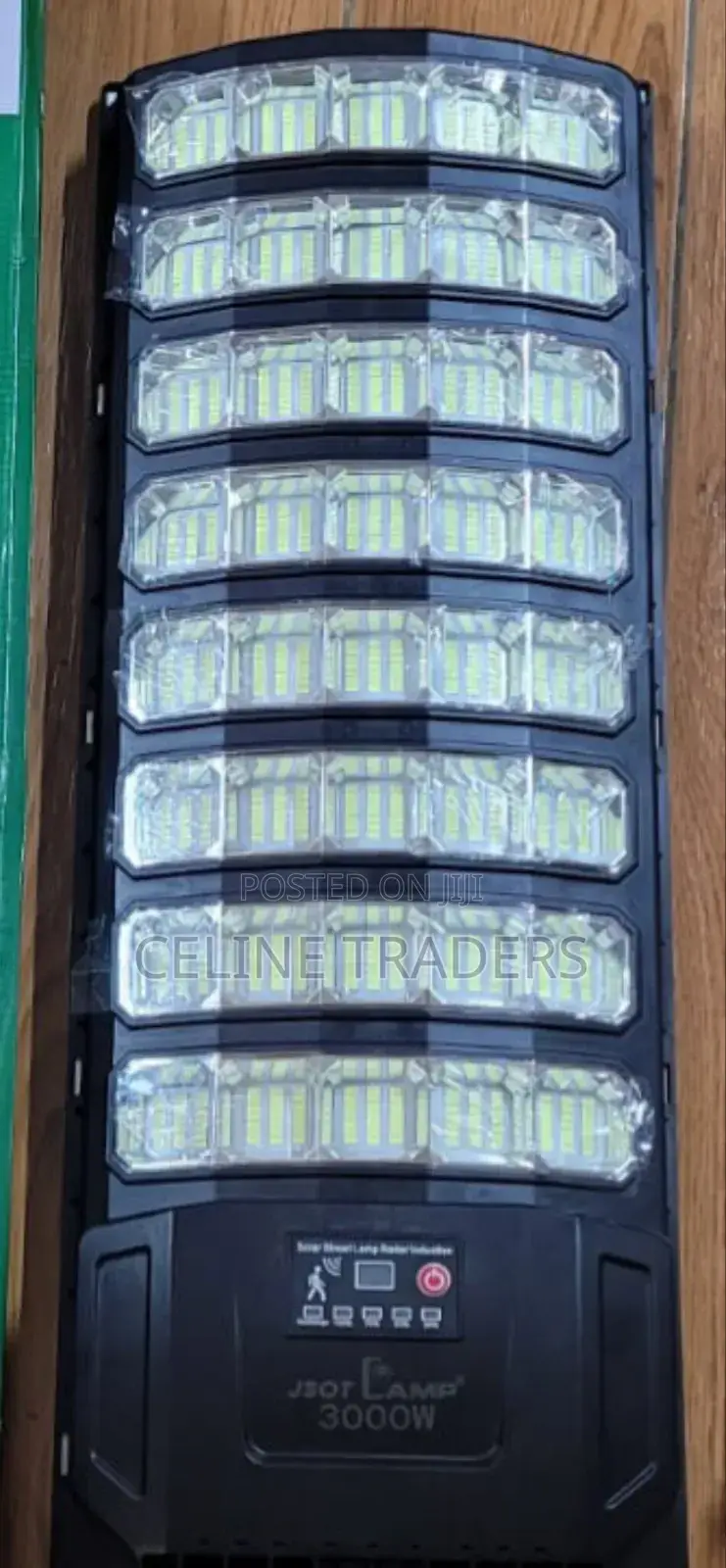 3000w Solar Streetlight With Integrated Solar Panel Box