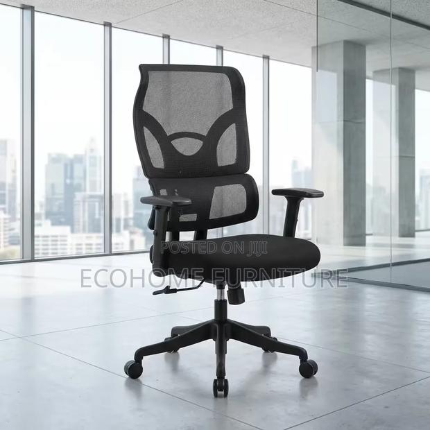 Office Chair Ergonomic Mesh With Adjustable Arms