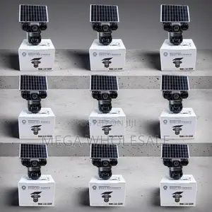 Human Detection 20MP Ultra HD 4G PTZ Triple Lens Solar Camera