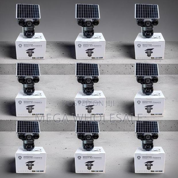 Human Detection 20MP Ultra HD 4G PTZ Triple Lens Solar Camera