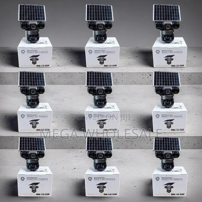 Human Detection 20MP Ultra HD 4G PTZ Triple Lens Solar Camera