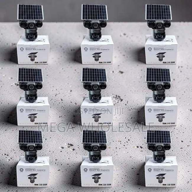 Rechargeable Battery 20MP Ultra HD 4G PTZ Triple Lens Solar Camera