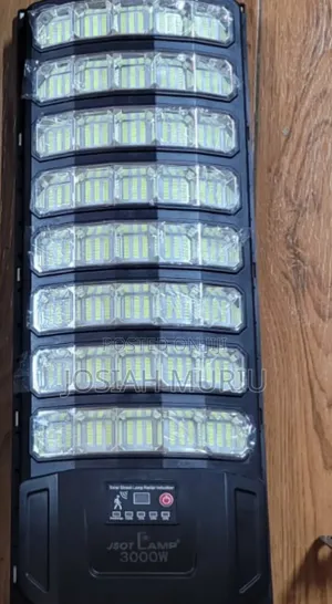 3000w Outdoor Solar Street Light With Integrated Solar Panel Box