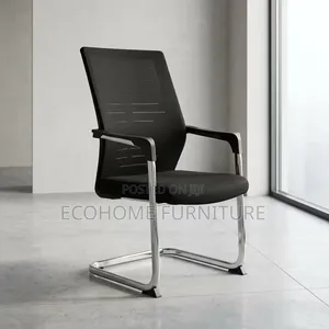 Visitor Chair Mesh Office Reception Chair With Chrome Frame