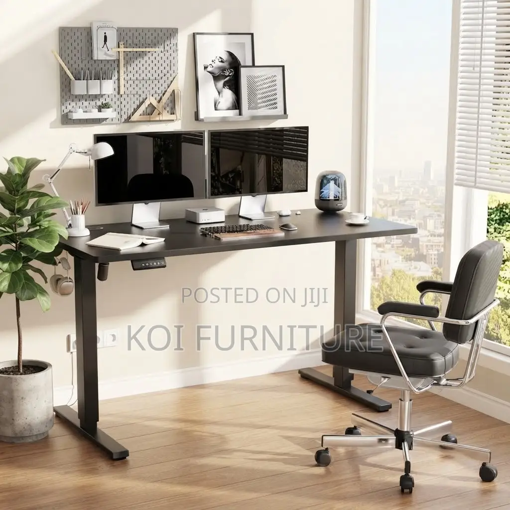 Office Desk; 1.2 Meters Electric Gamers Adjustabke Table