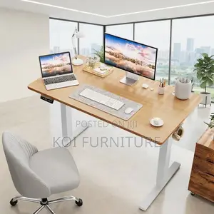 Office Desk; 1.2 Meters Electric Gamers Adjustabke Table
