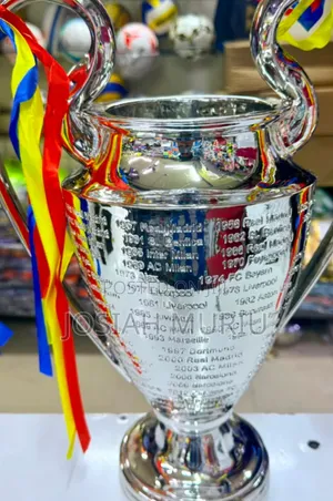 Silver Champions League Trophy